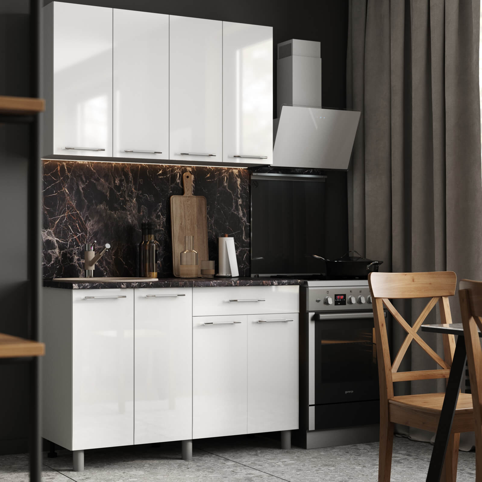 "Танго Готовое решение" 1,2 м белый/белый/белый