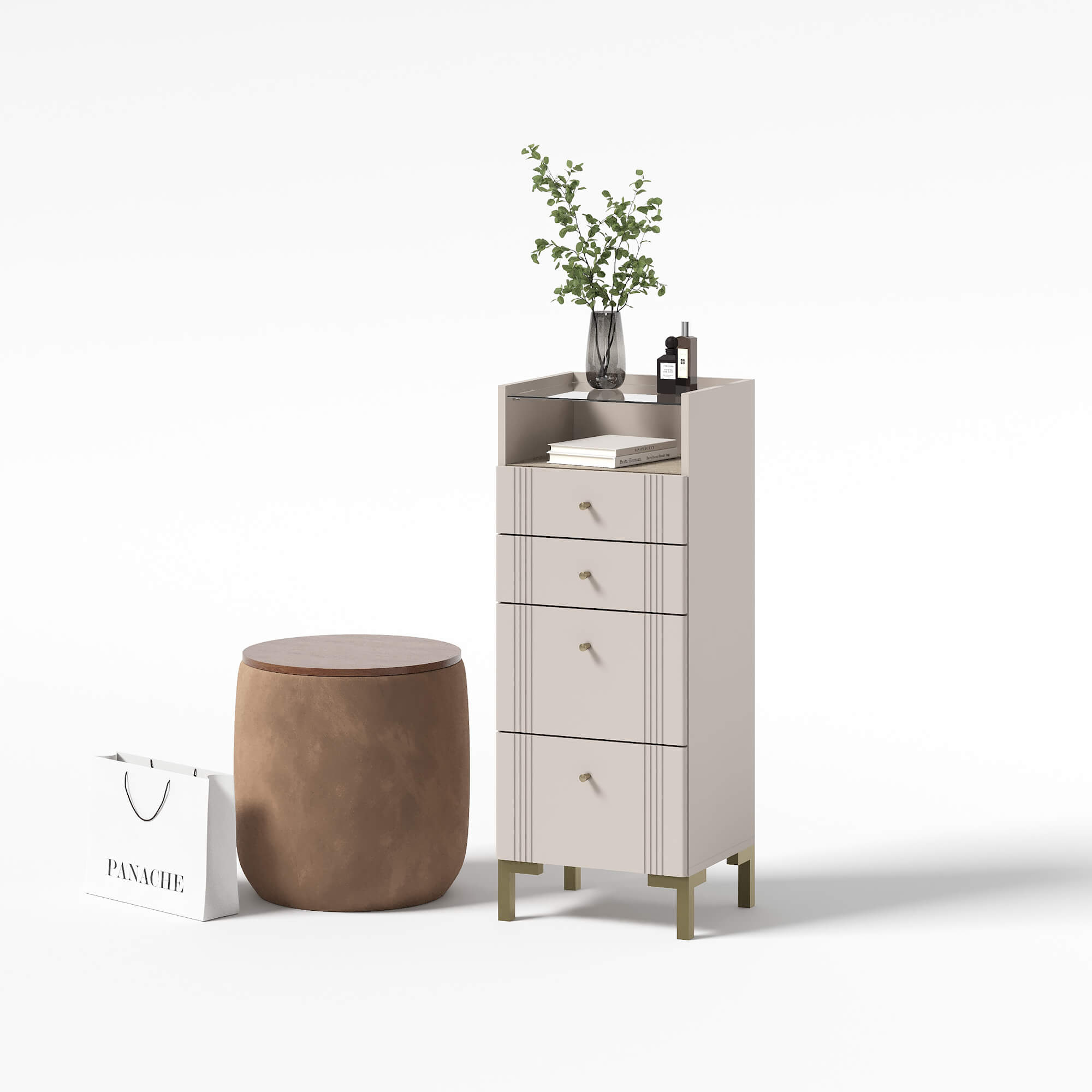 Комод 4 ящ. "Одетта" КМ2