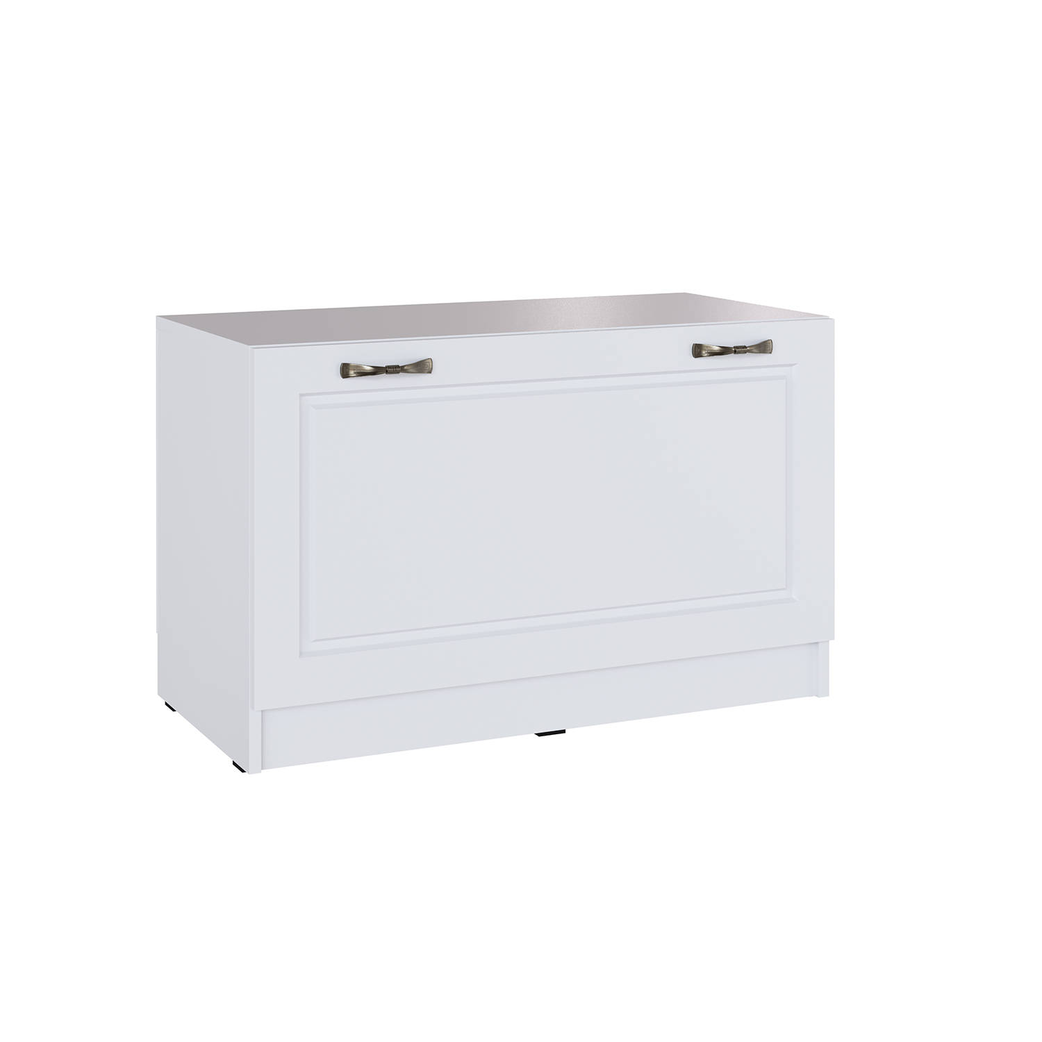 Прихожая Апполия Тумба 800 белый/белый дуб