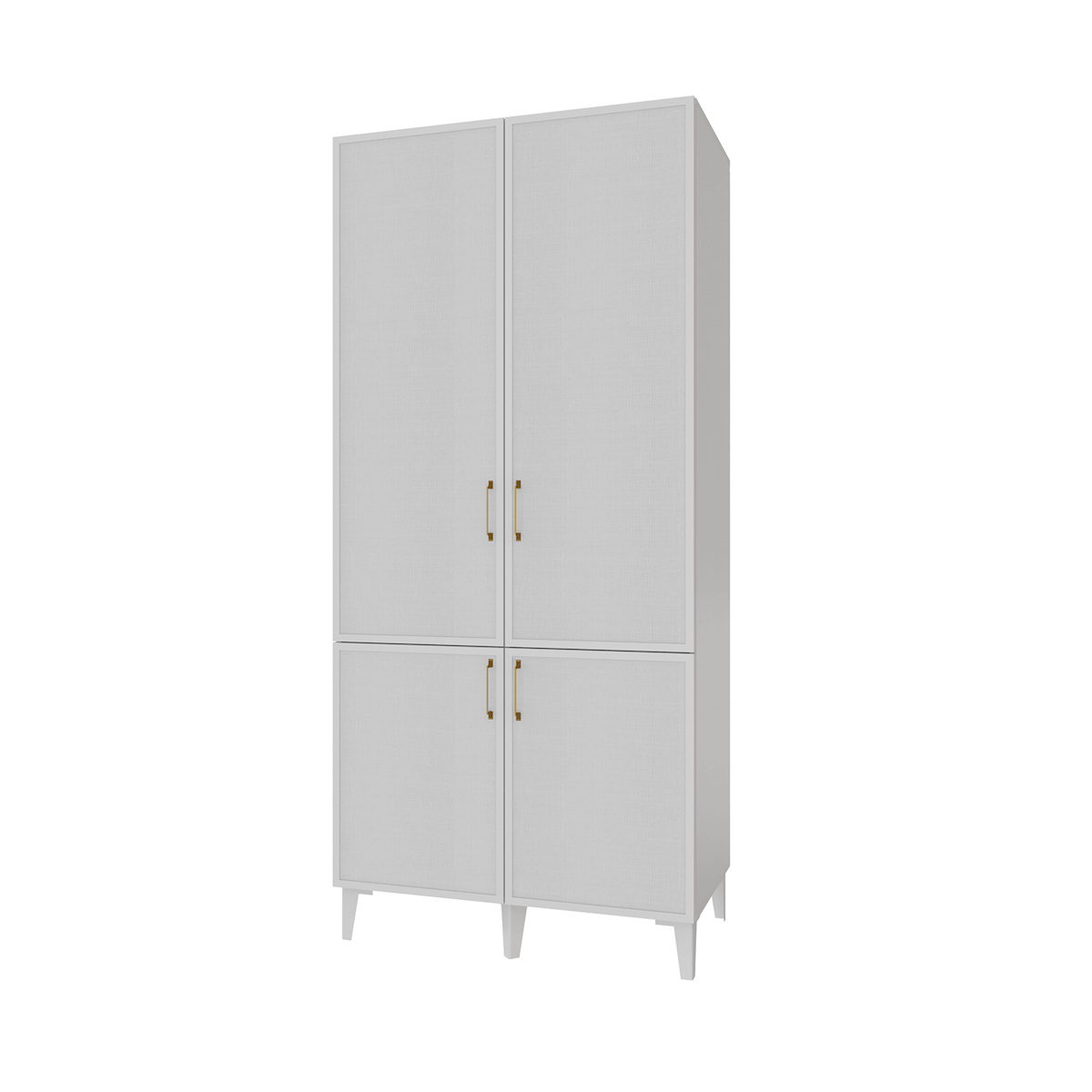 Спальня Толедо Шкаф 2-х ств. (4 фасада) ТШ-22 белый