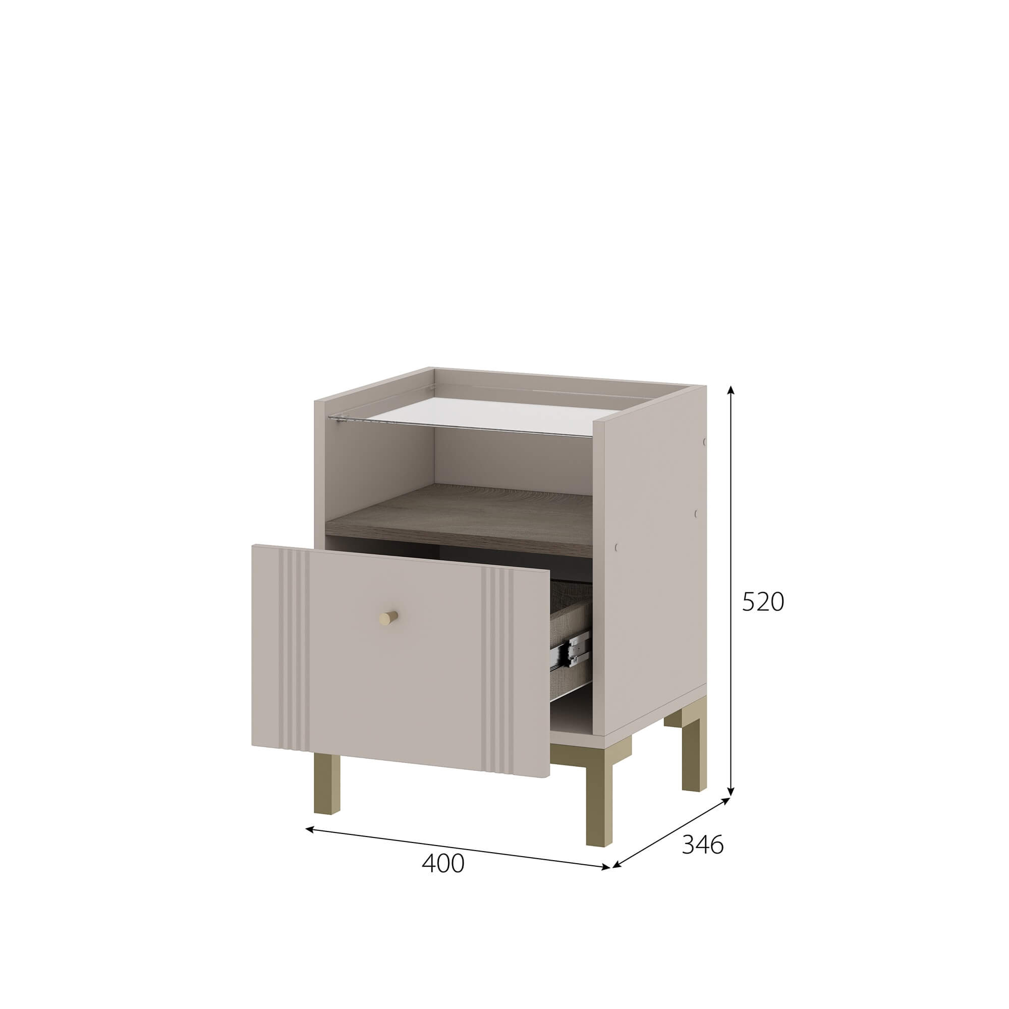 МС "Одетта" Тумба прикроватная (ТБ1)