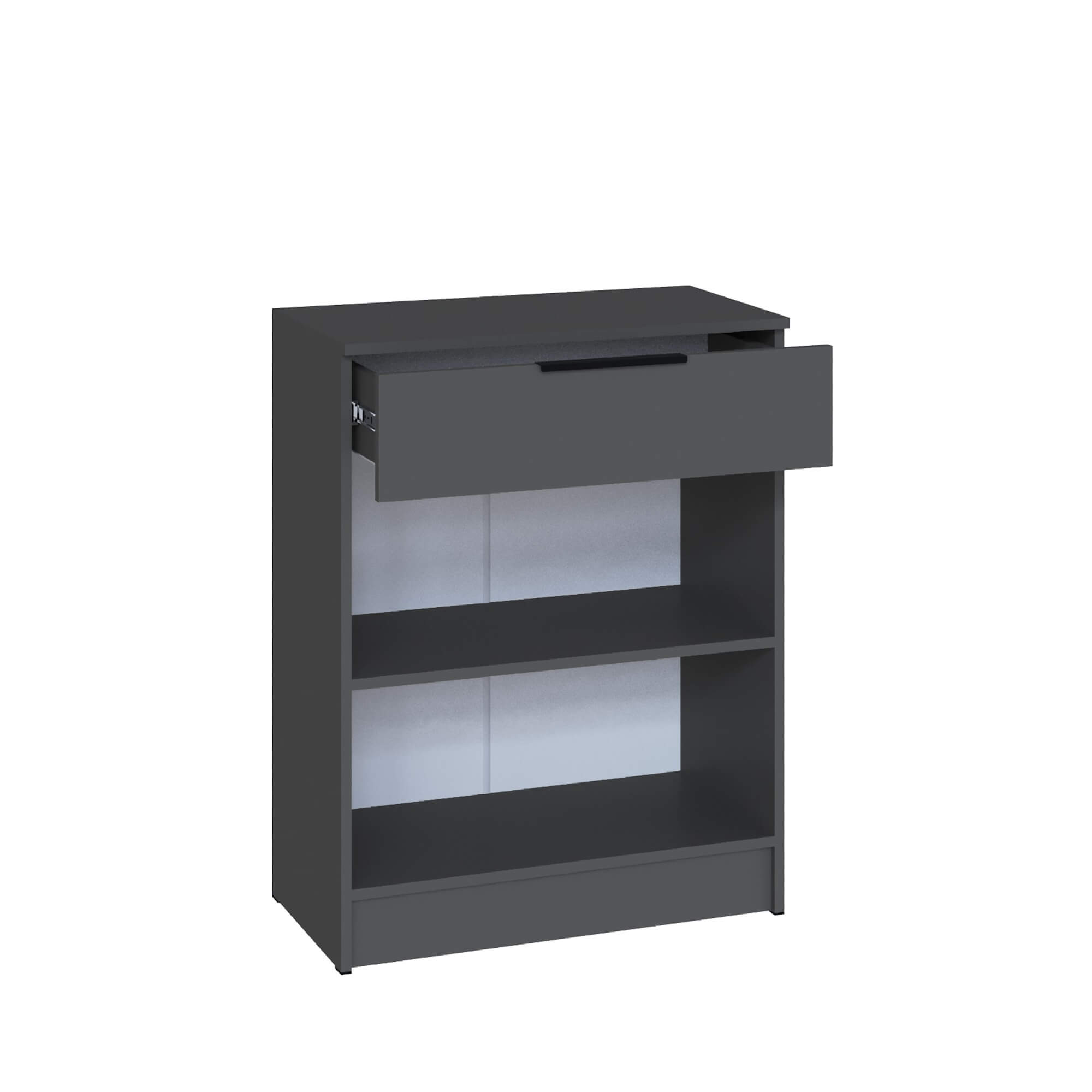 Прихожая Мадрид Обувница (0,7) графит серый