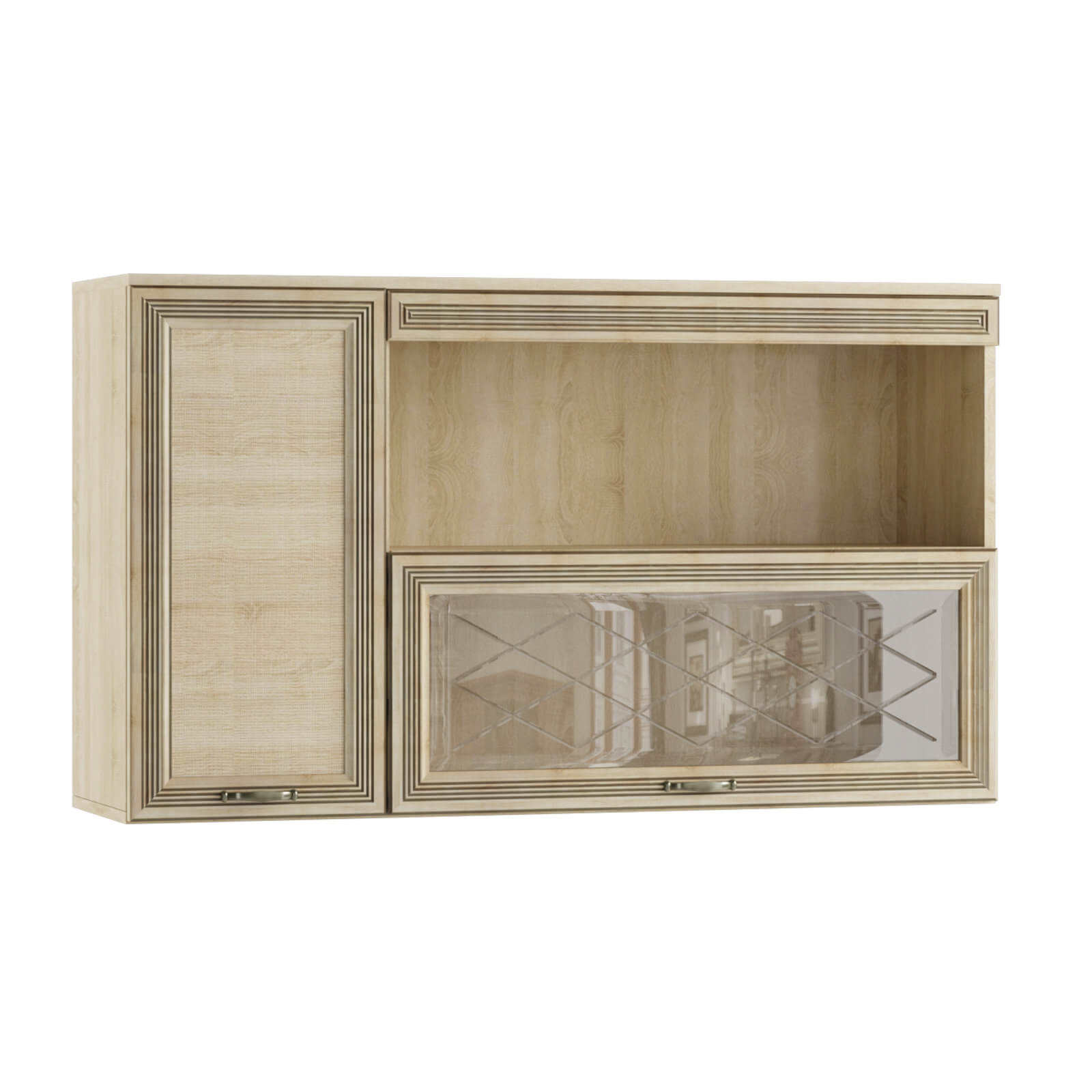 Гостиная Ливорно Полка навесная ЛН-4 дуб сонома