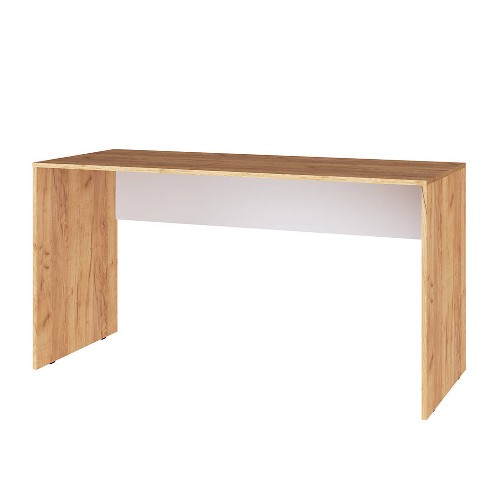 МС Квартет-13 Стол письменный 1450 дуб крафт золотой/белый