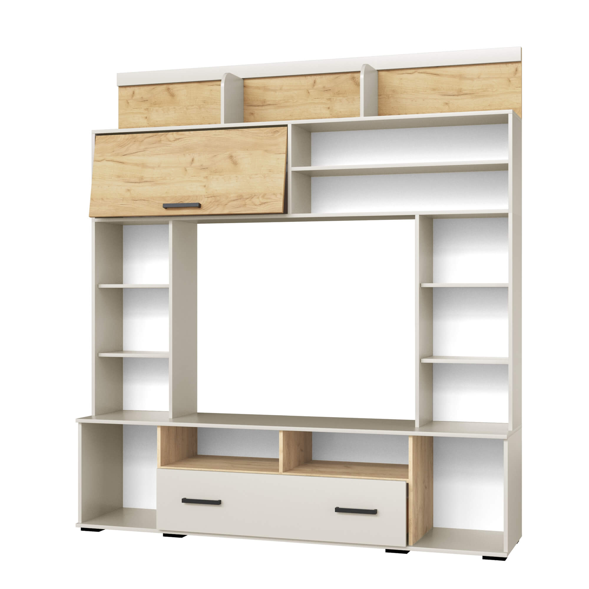 Гостиная Оскар-18 ОГЦС-2 кашемир/дуб крафт золотой