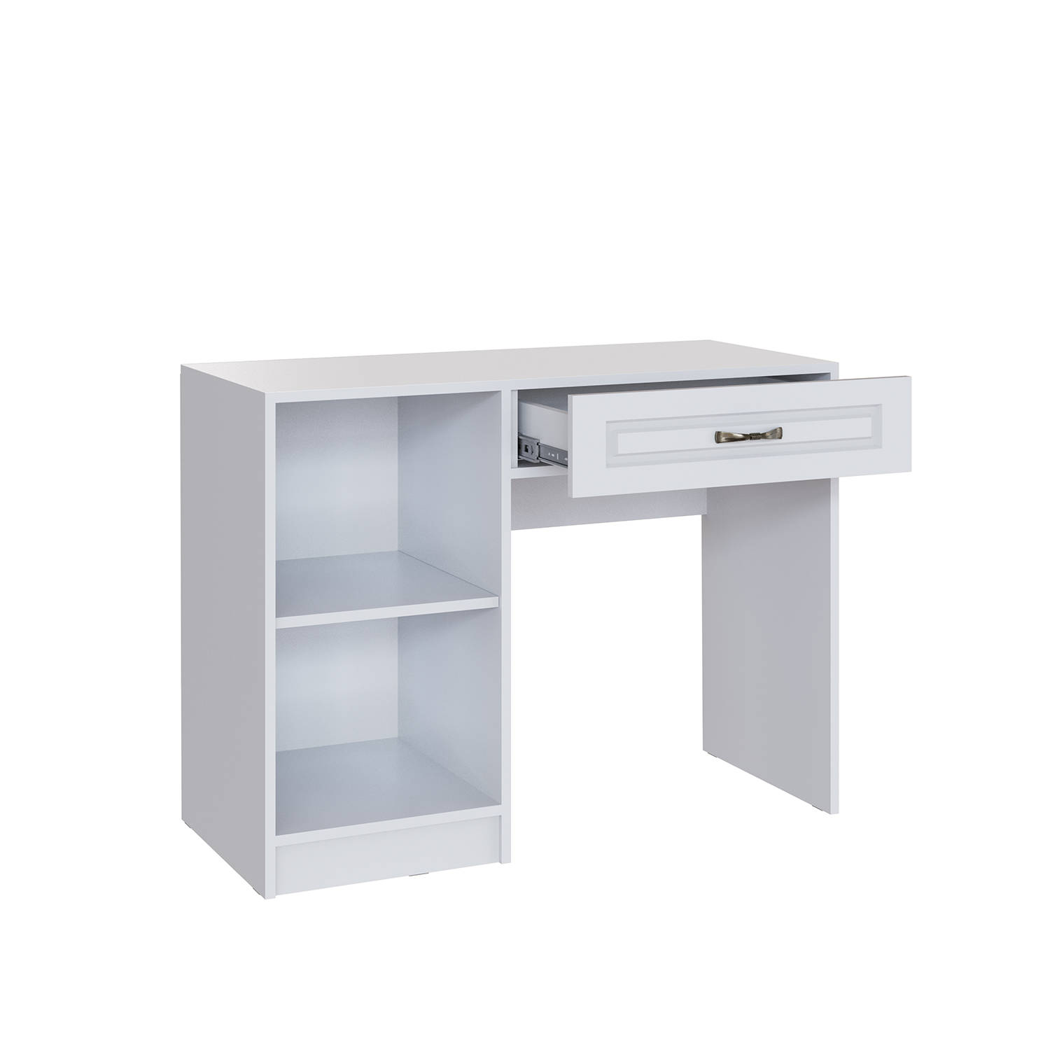 Спальня Апполия Стол косметический белый/белый дуб