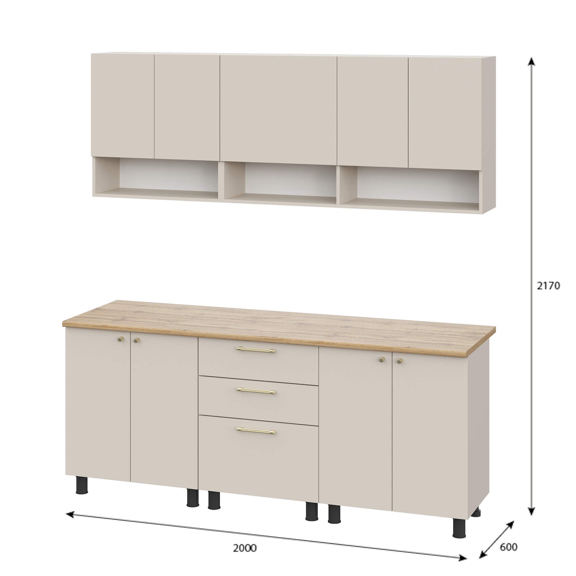 Кухонный гарнитур МС "ОРМА"