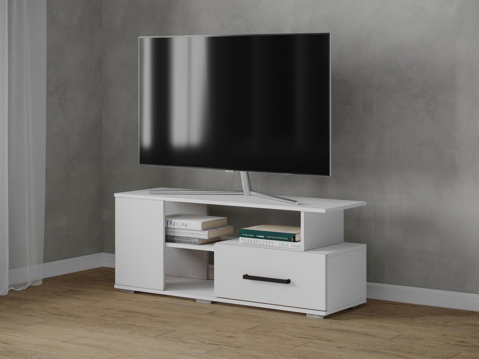 Тумба ТВ Парус-4 белый