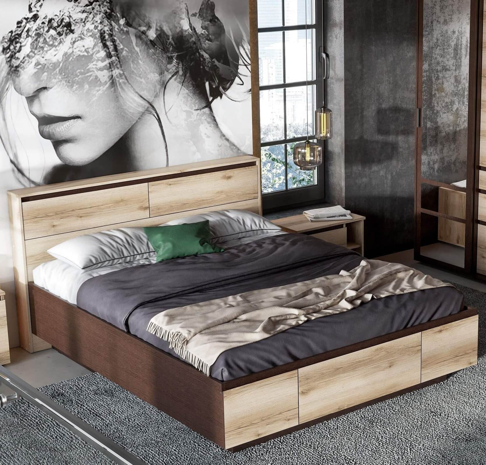 Кровать 1,6м "Берген"