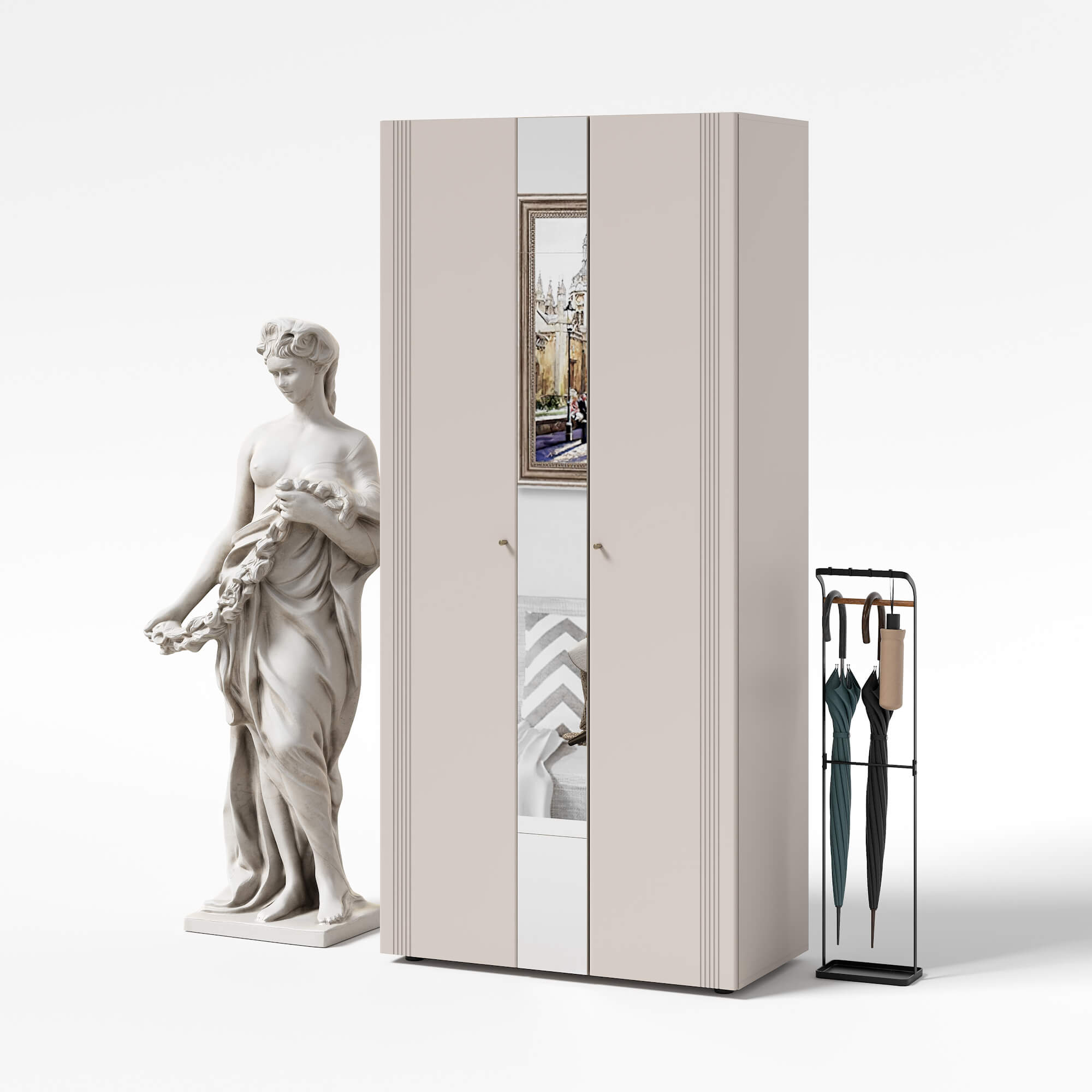 Шкаф 2х "Одетта" ШК1