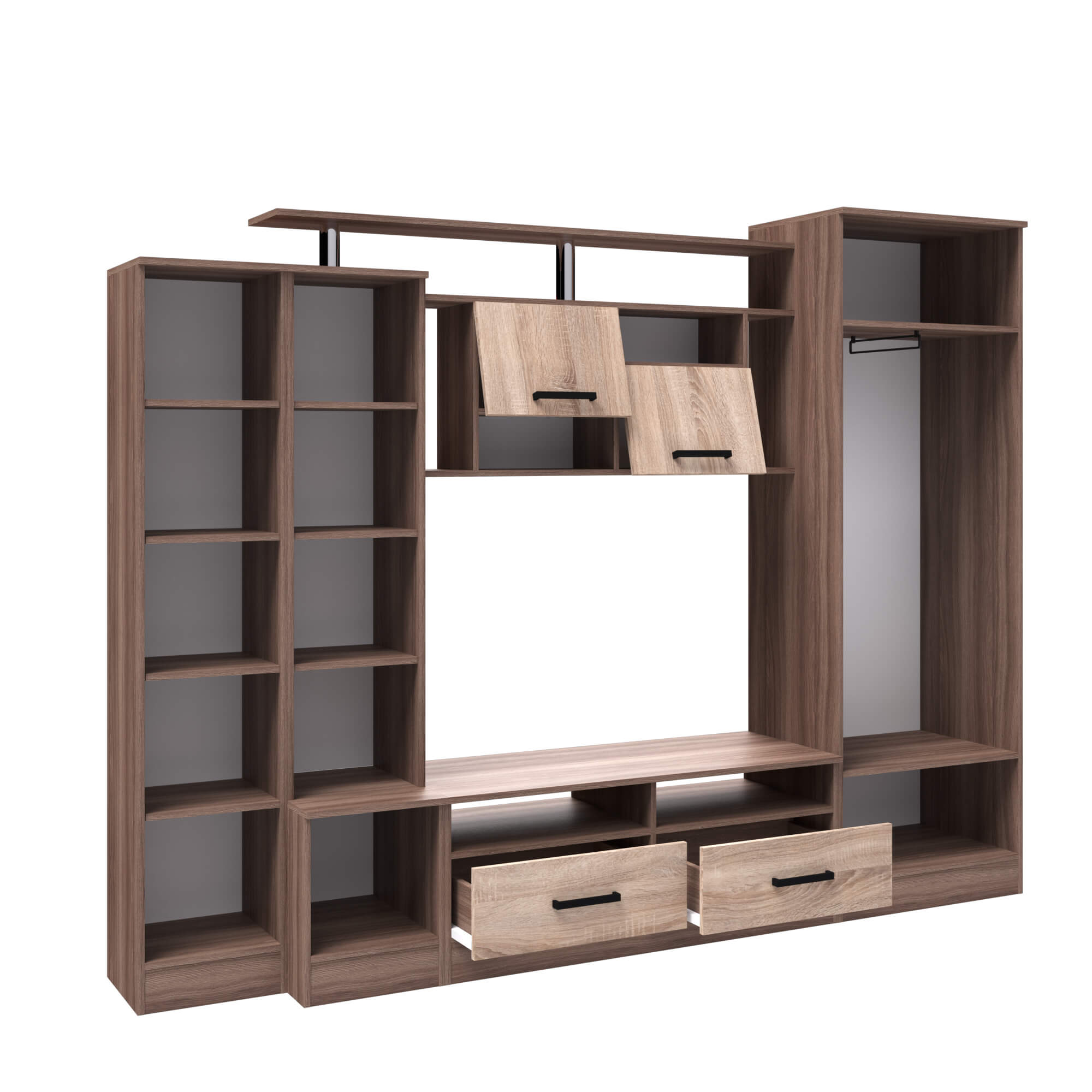 Гостиная Оскар-5 ясень шимо/дуб сонома