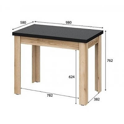 МС "Берген" Стол обеденный "СО 2" серия 2