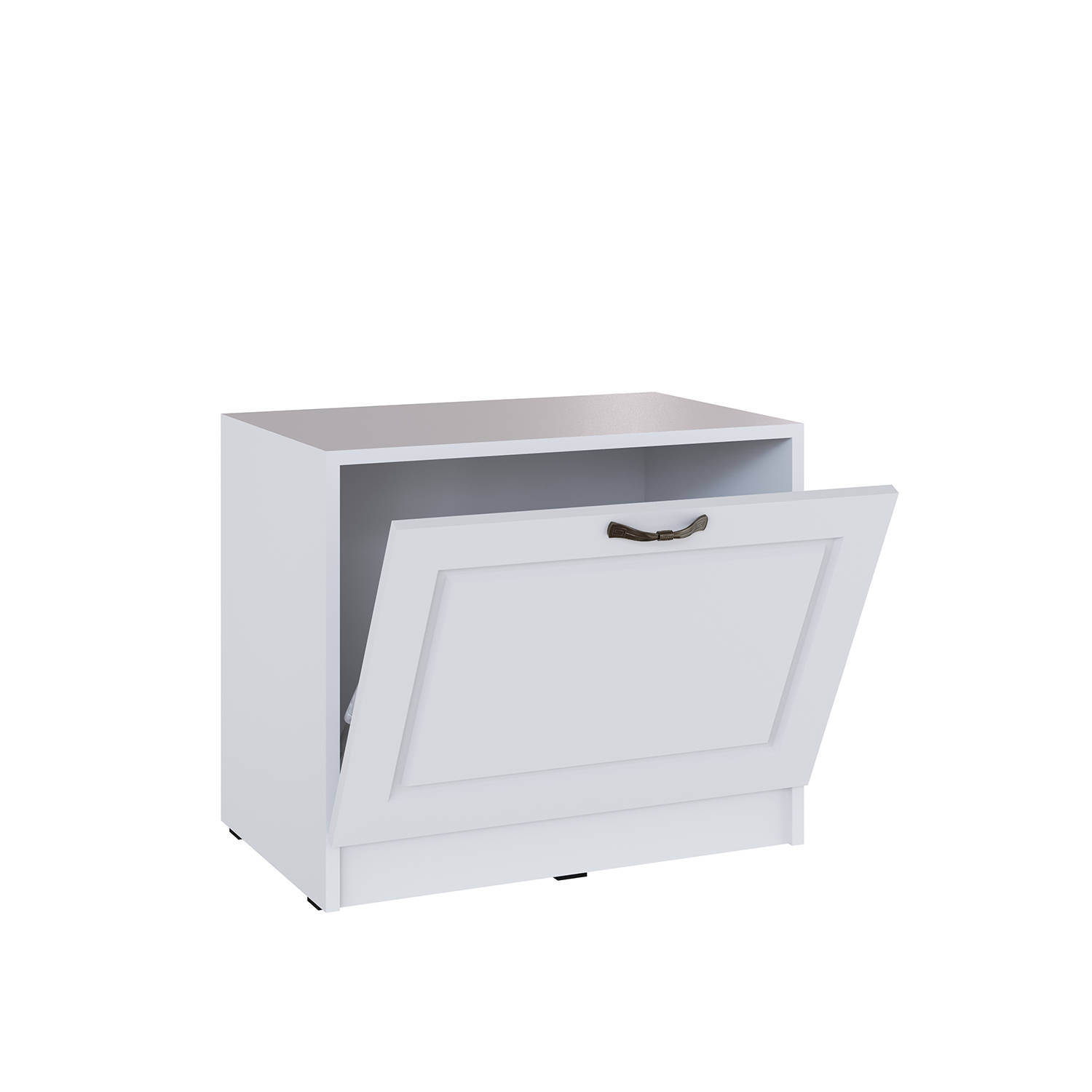 Прихожая Апполия Тумба 600 белый/белый дуб