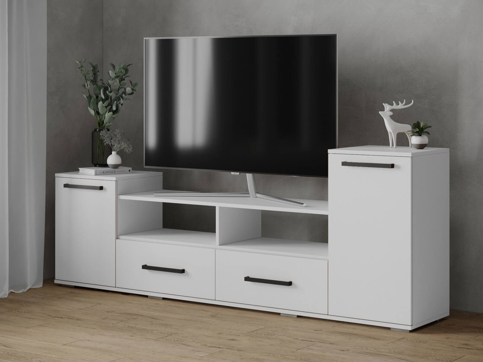 Тумба ТВ Парус-2 белый