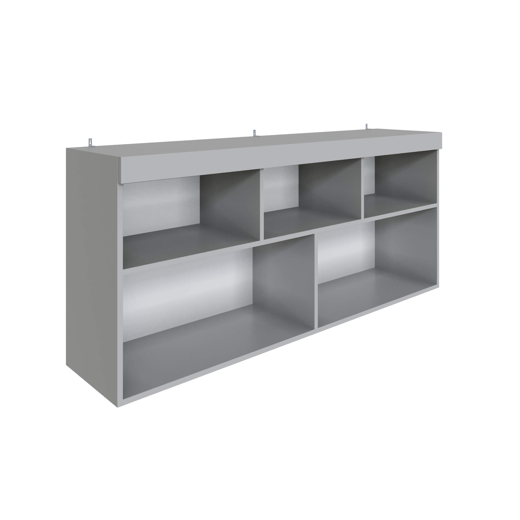 Гостиная Мадрид Полка навесная ПН-1 (1,5) камень серый