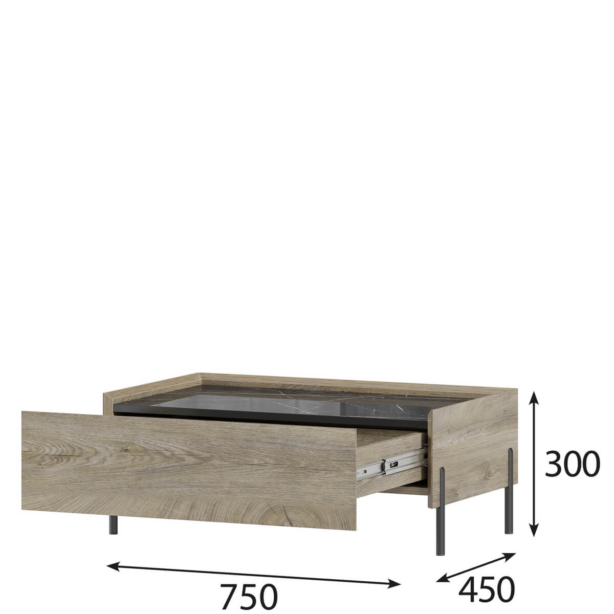 Тумба универсальная "Этна" 750/200  ЭЛ/ПЛ