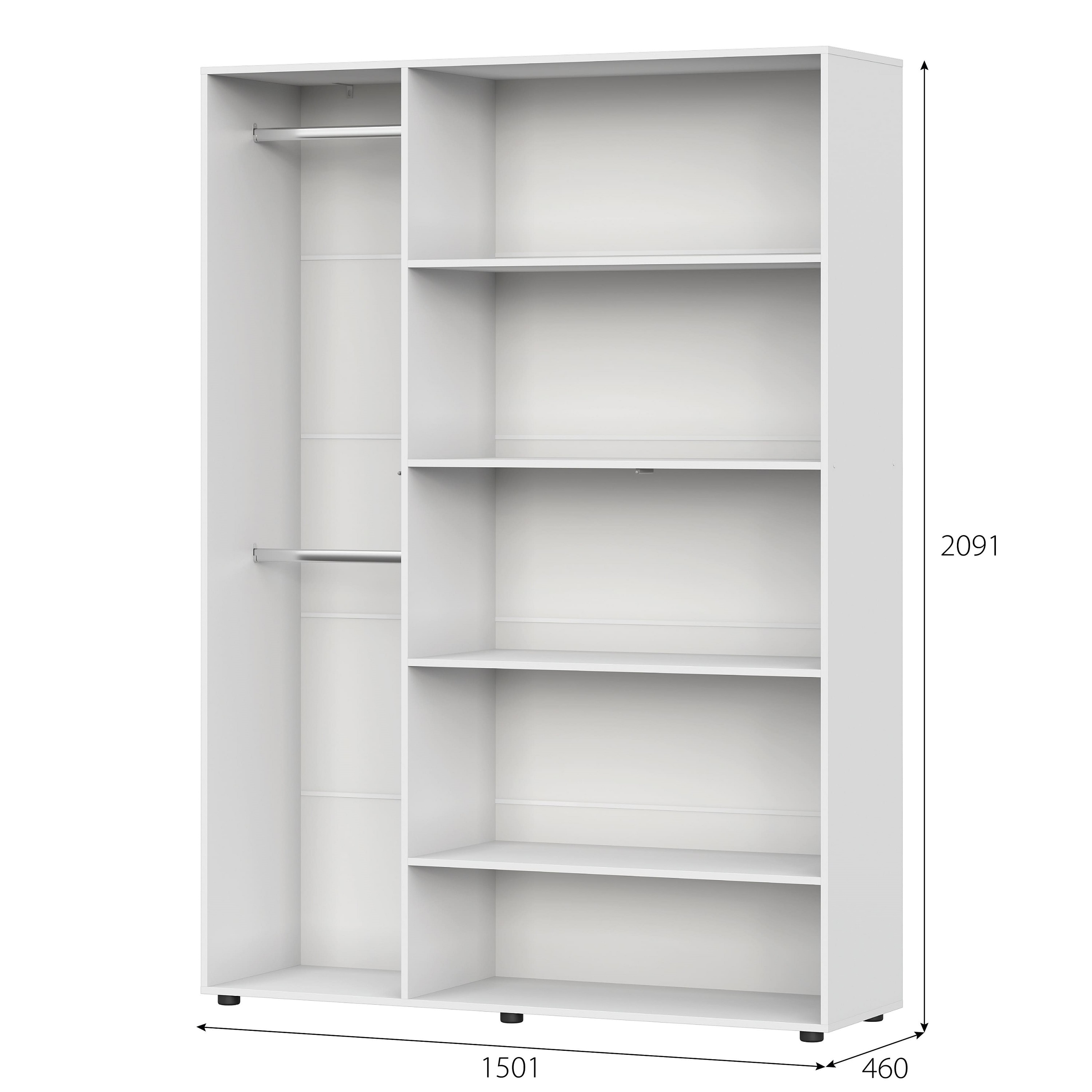 МС "Одри" Шкаф трехстворчатый