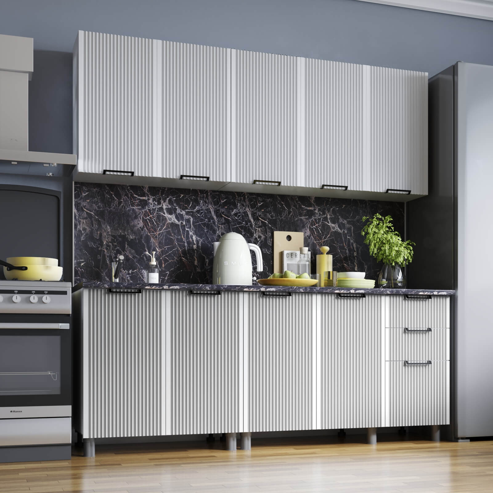 "Кампео Готовое решение" 2,0 м белый/белый снег/белый снег