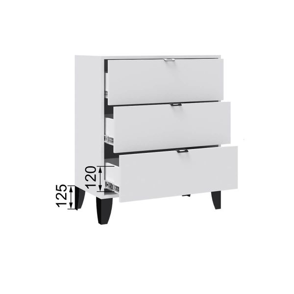 Гостиная Гира комод ГК-1 белый