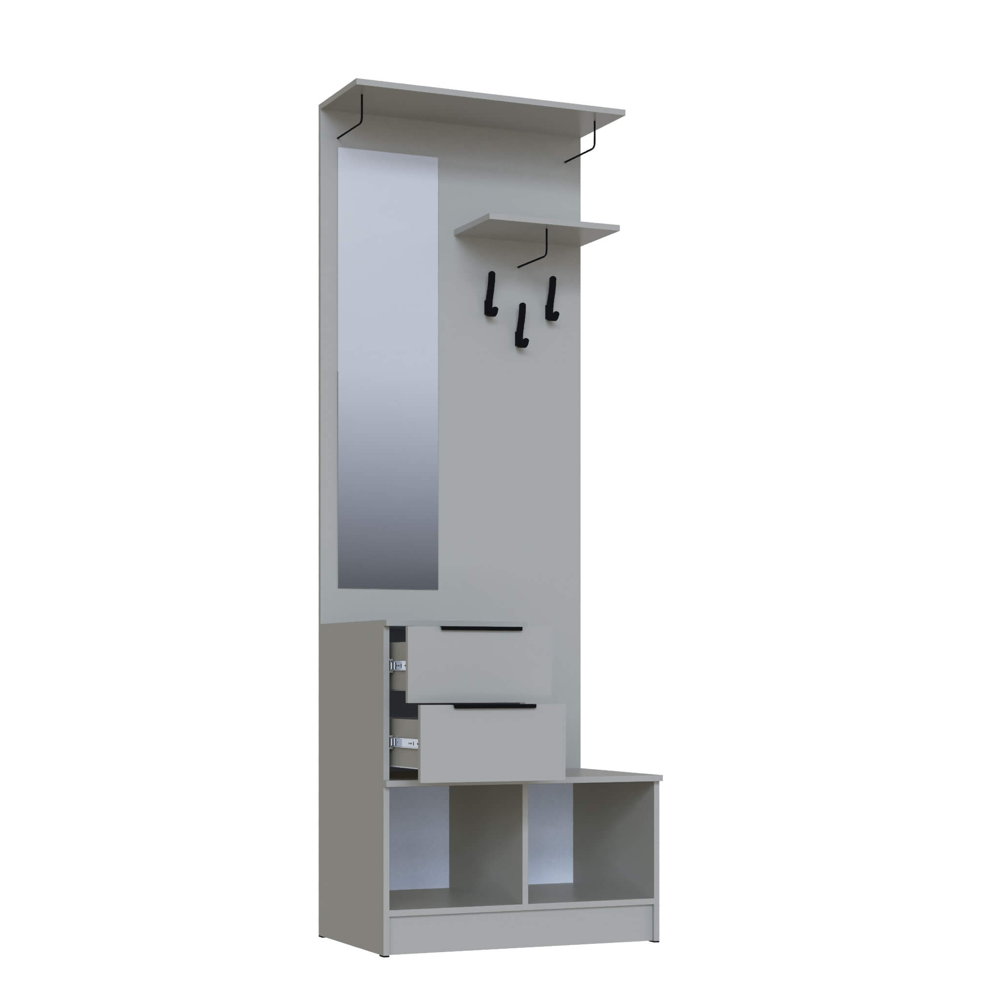 Прихожая Мадрид ЦС-2 (0,8) камень серый