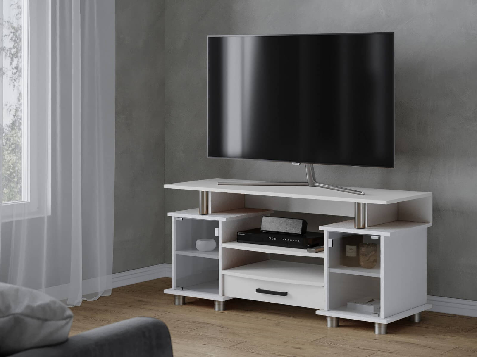 Тумба ТВ 003(к2) белый