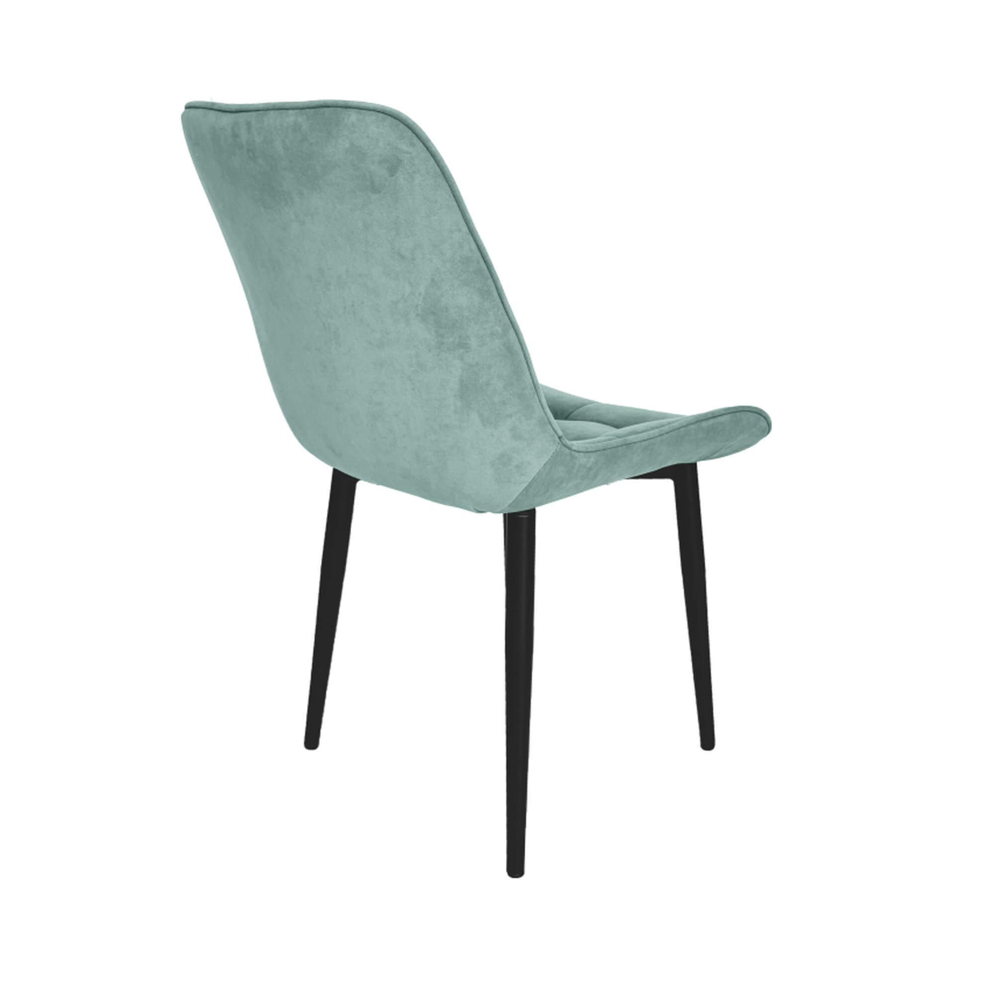 Стул интерьерный "Бостон" черный/меген 45 (мятный)