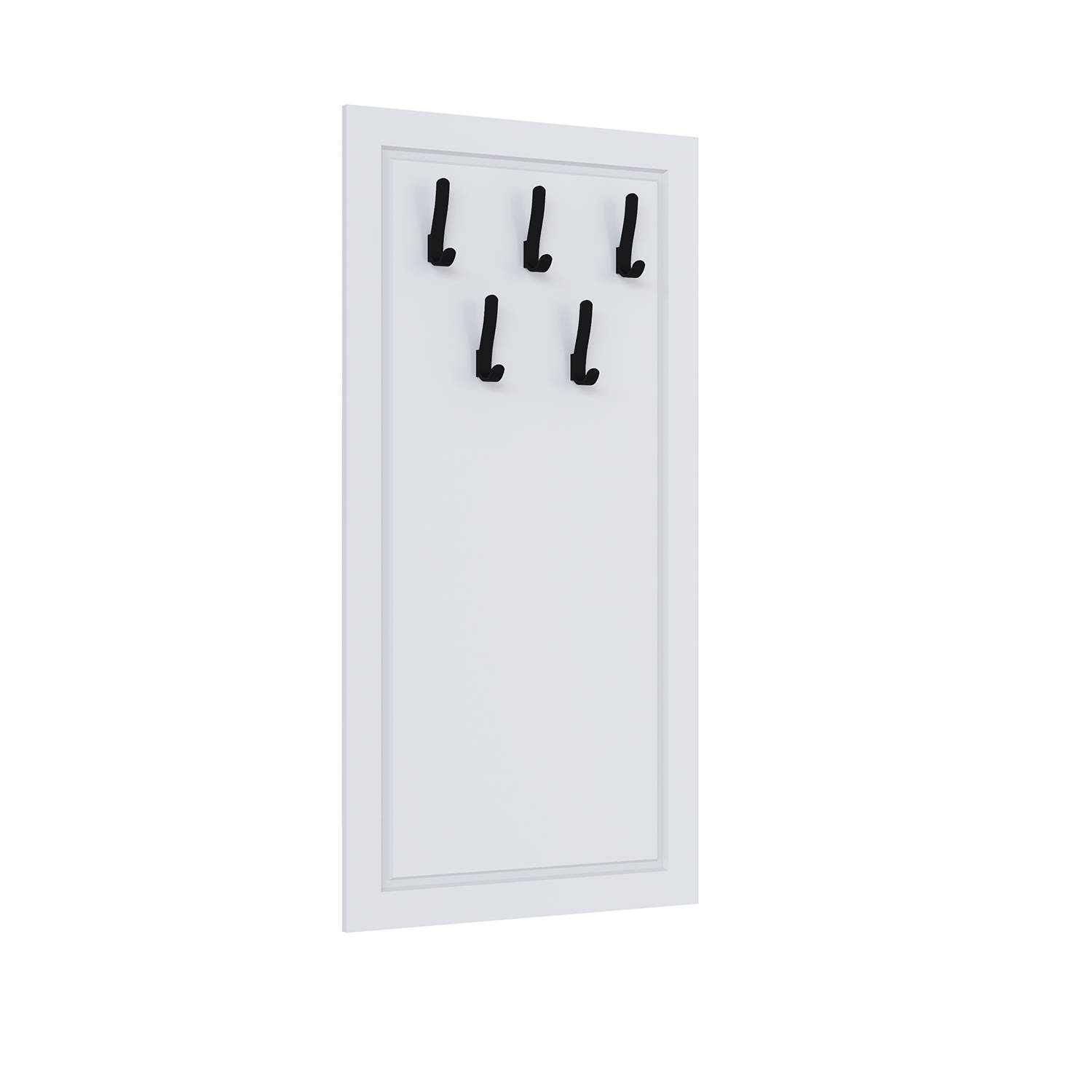 Прихожая Апполия Вешалка 600 белый/белый дуб