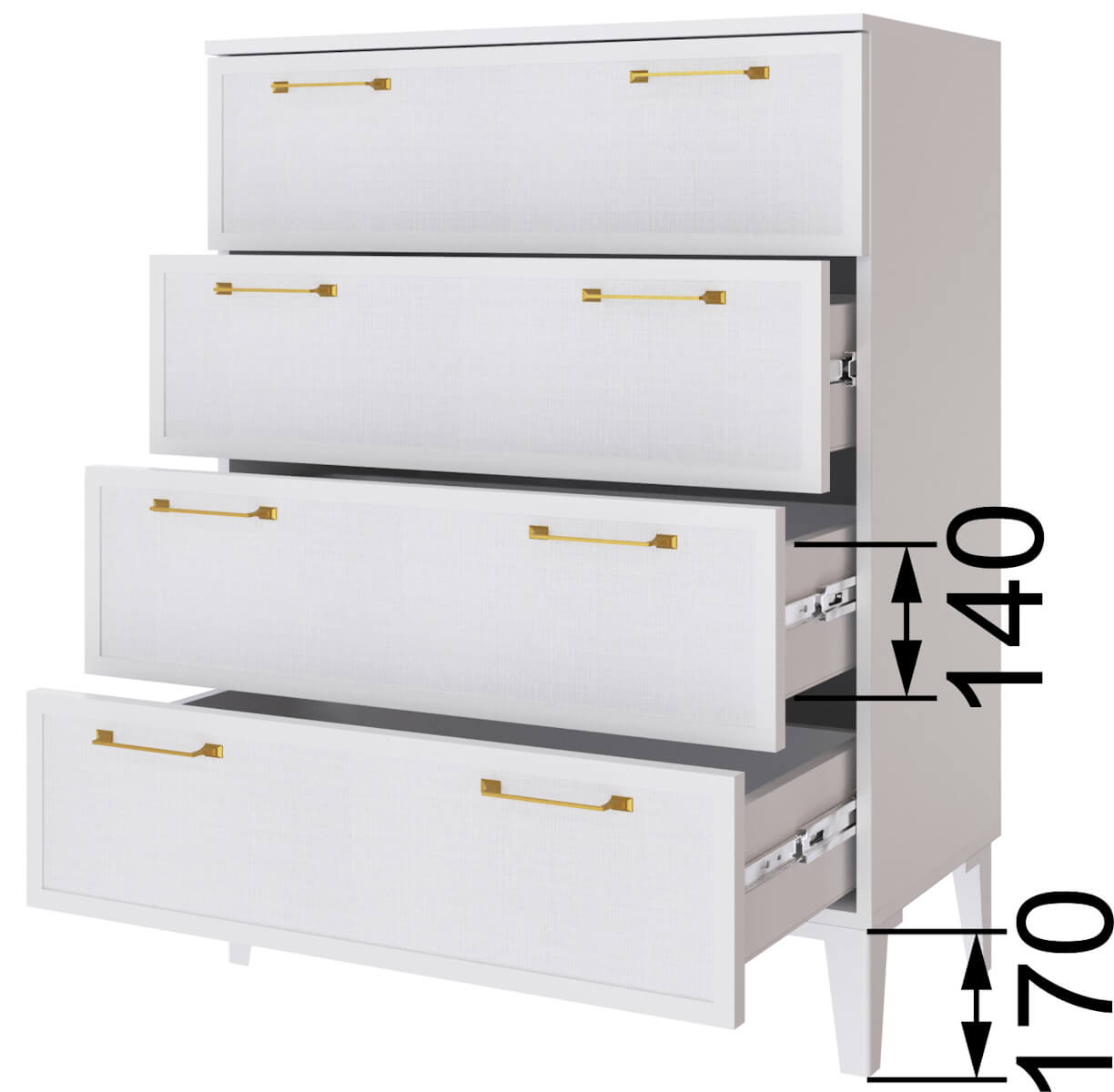 Спальня Толедо Комод ТК-20 белый