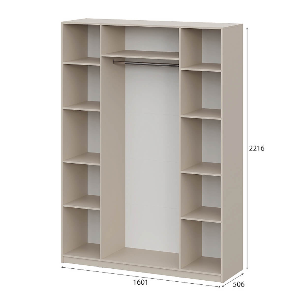 Шкаф "ШК 5" (1600) (Серия 2) Меланж