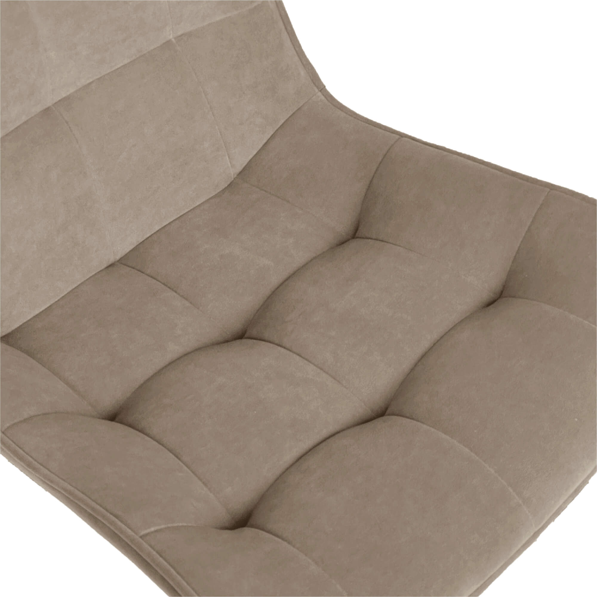 Стул интерьерный "Бостон" черный/меген 10 (бежево-коричневый)