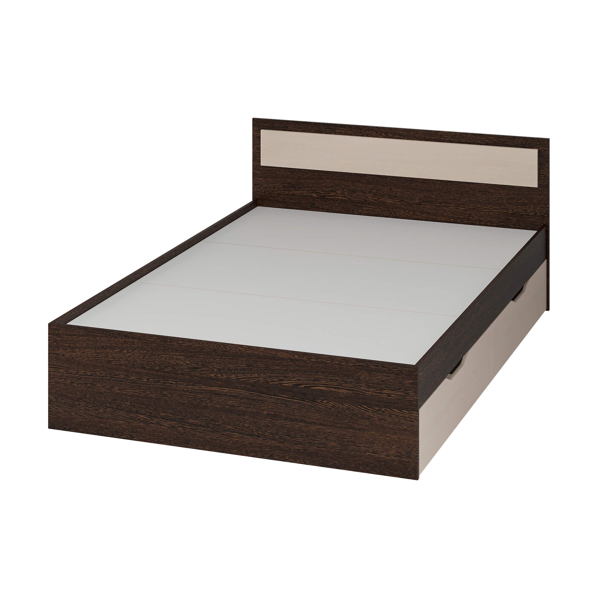 Гармония Кровать КР605 дуб венге/дуб белфорд