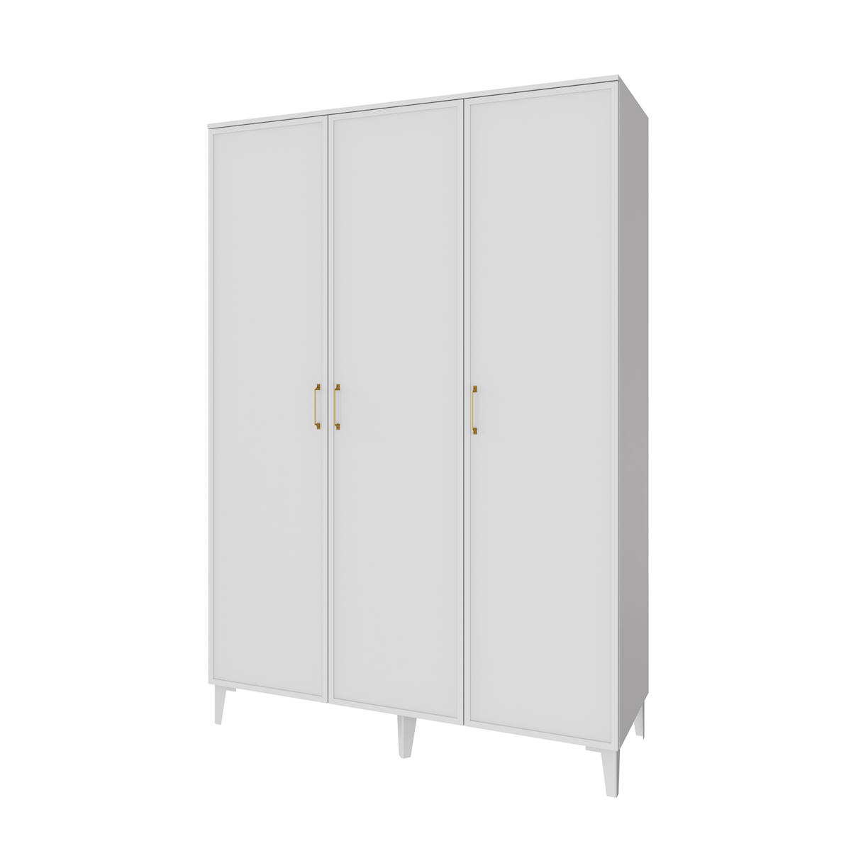 Спальня Толедо Шкаф 3-х ств. ТШ-23 белый