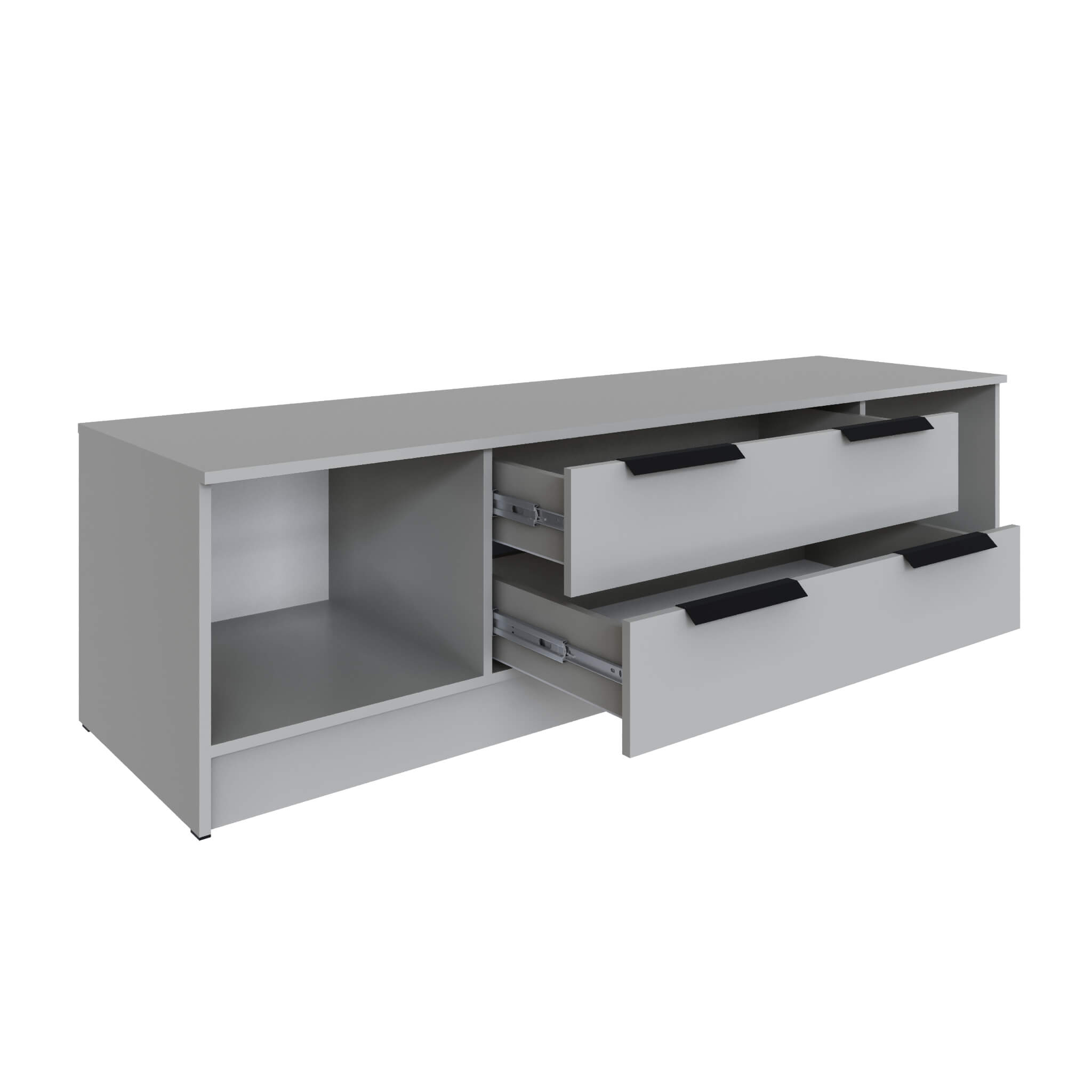 Гостиная Мадрид Тумба ТВ-2 (1,8) камень серый