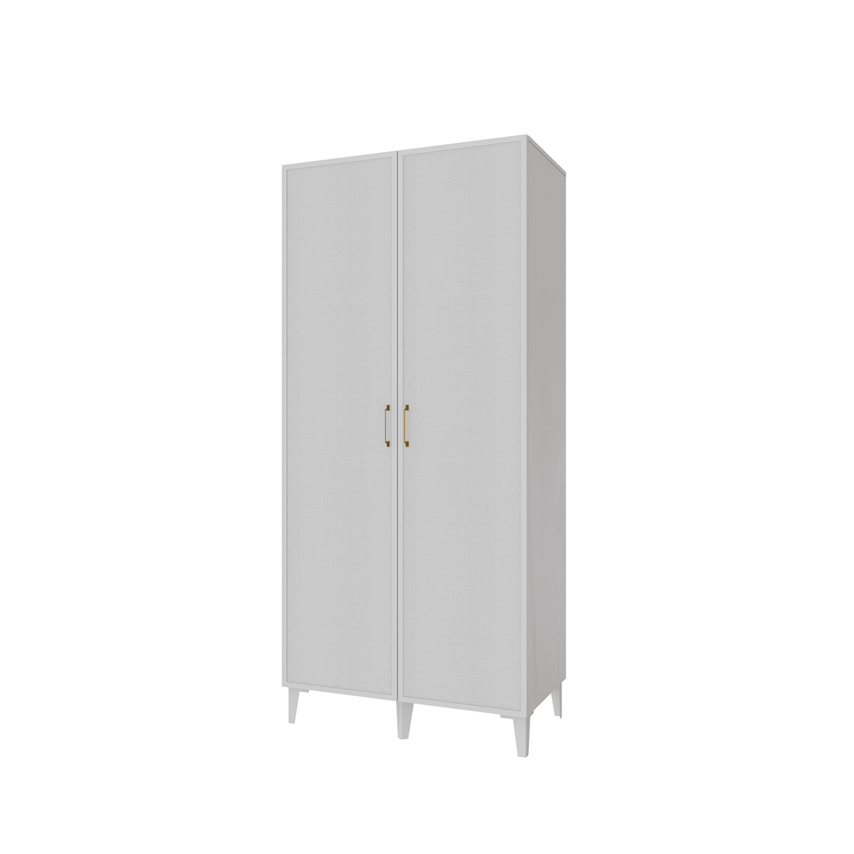 Спальня Толедо Шкаф 2-х ств. ТШ-21 белый