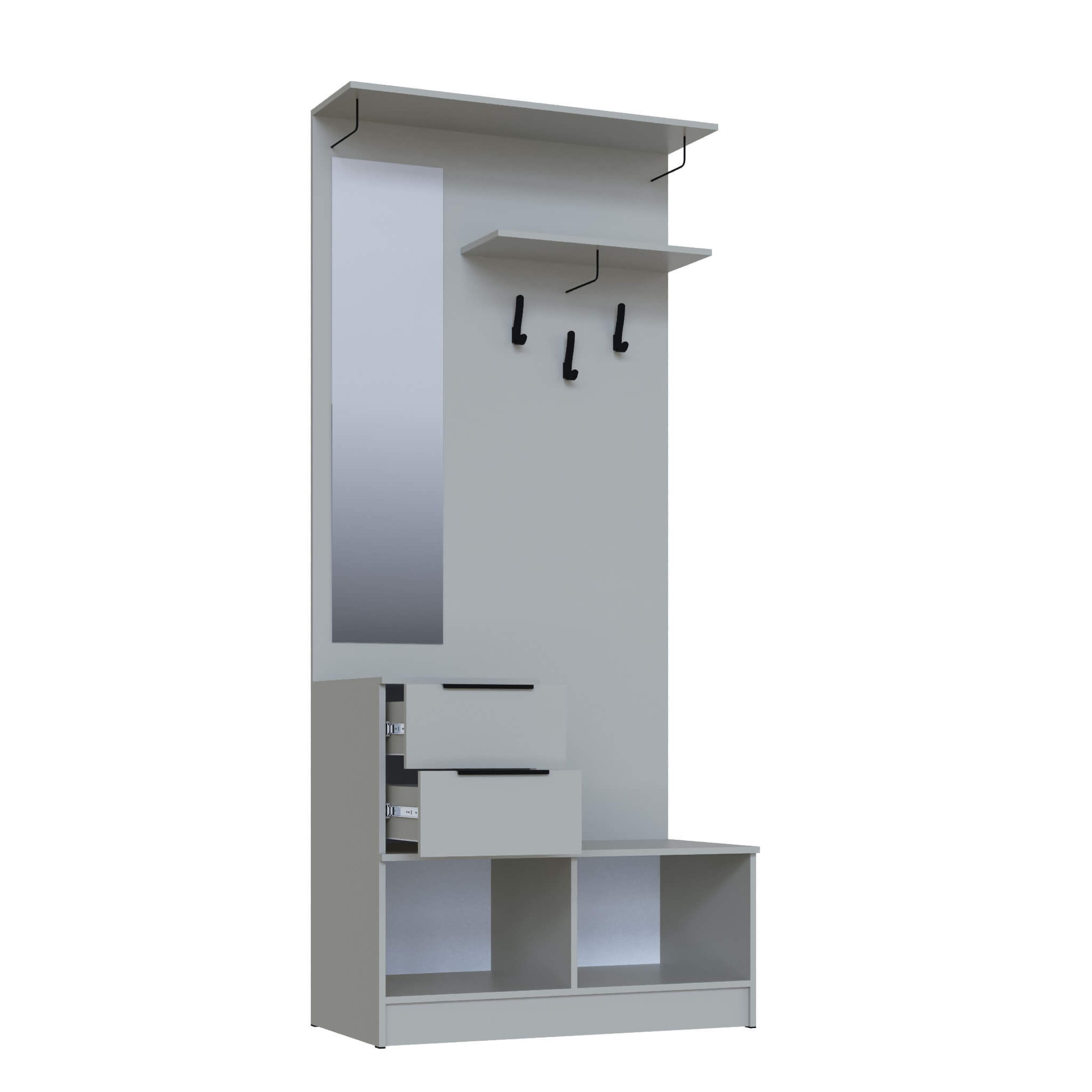 Прихожая Мадрид ЦС-2 (1,0) камень серый