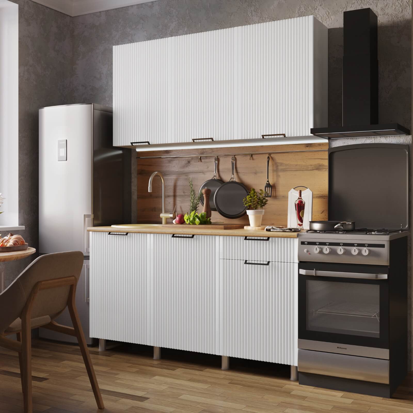 "Кампео Готовое решение" 1,5 м белый/белый снег/белый снег