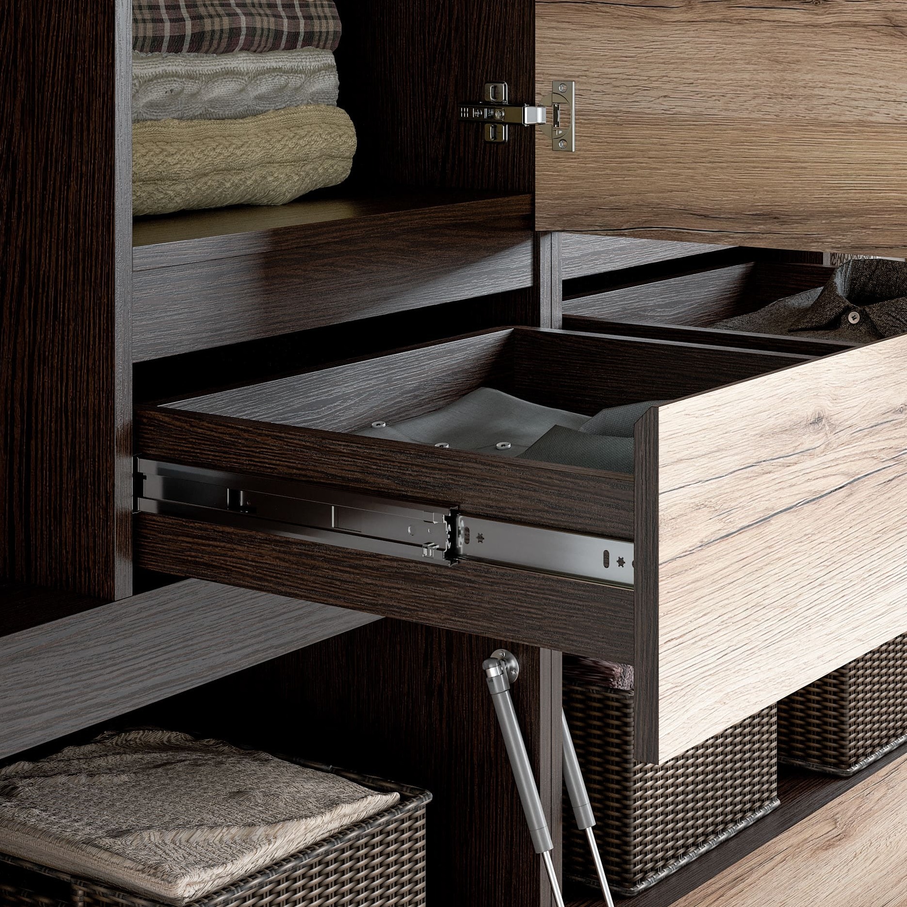 МС "Берген" Шкаф двухстворчатый