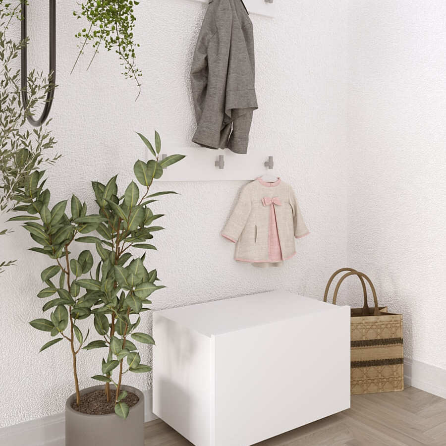 Вешалка "ОТТО" Белый комплект 2 шт. (вш1)