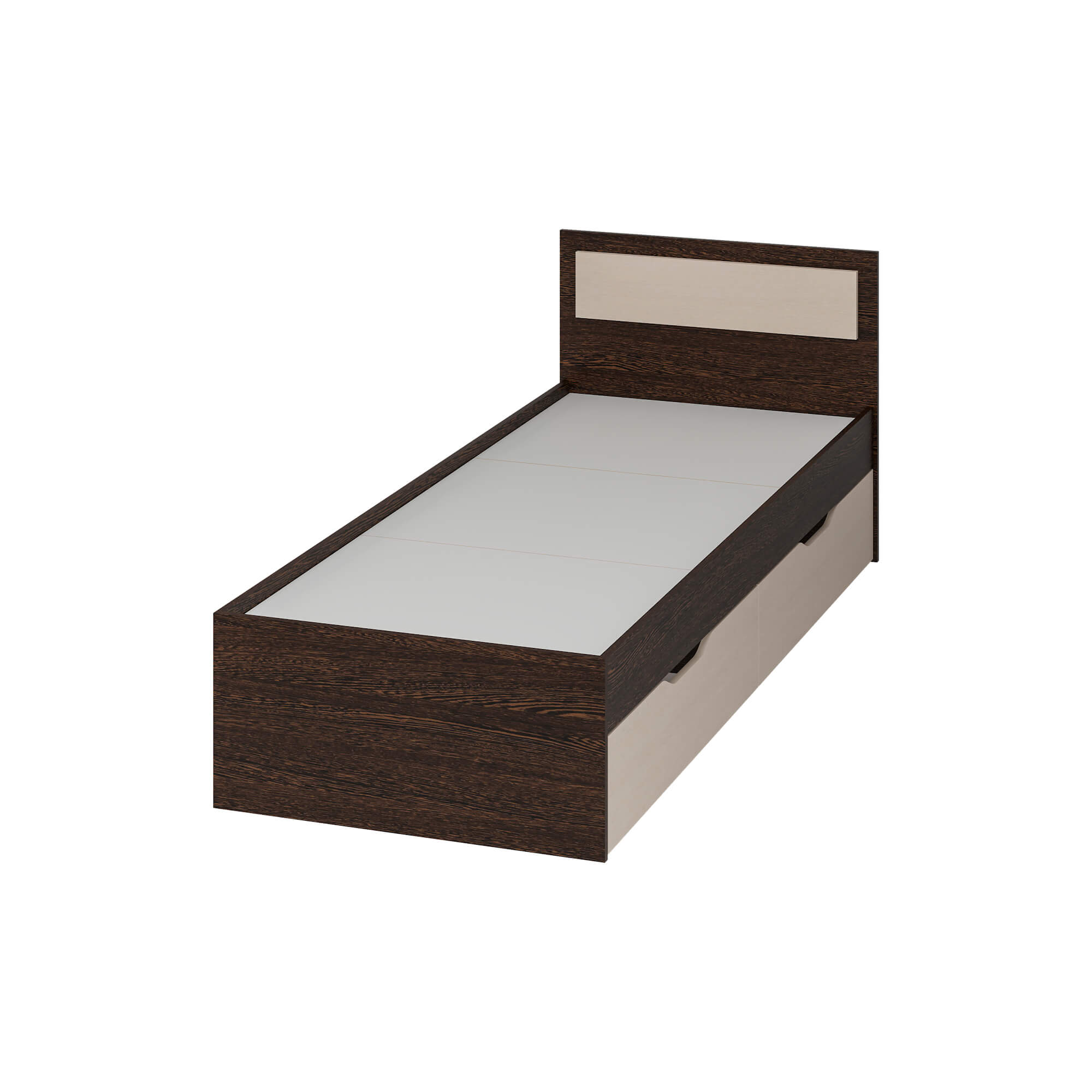 Гармония Кровать КР607 дуб венге/дуб белфорд