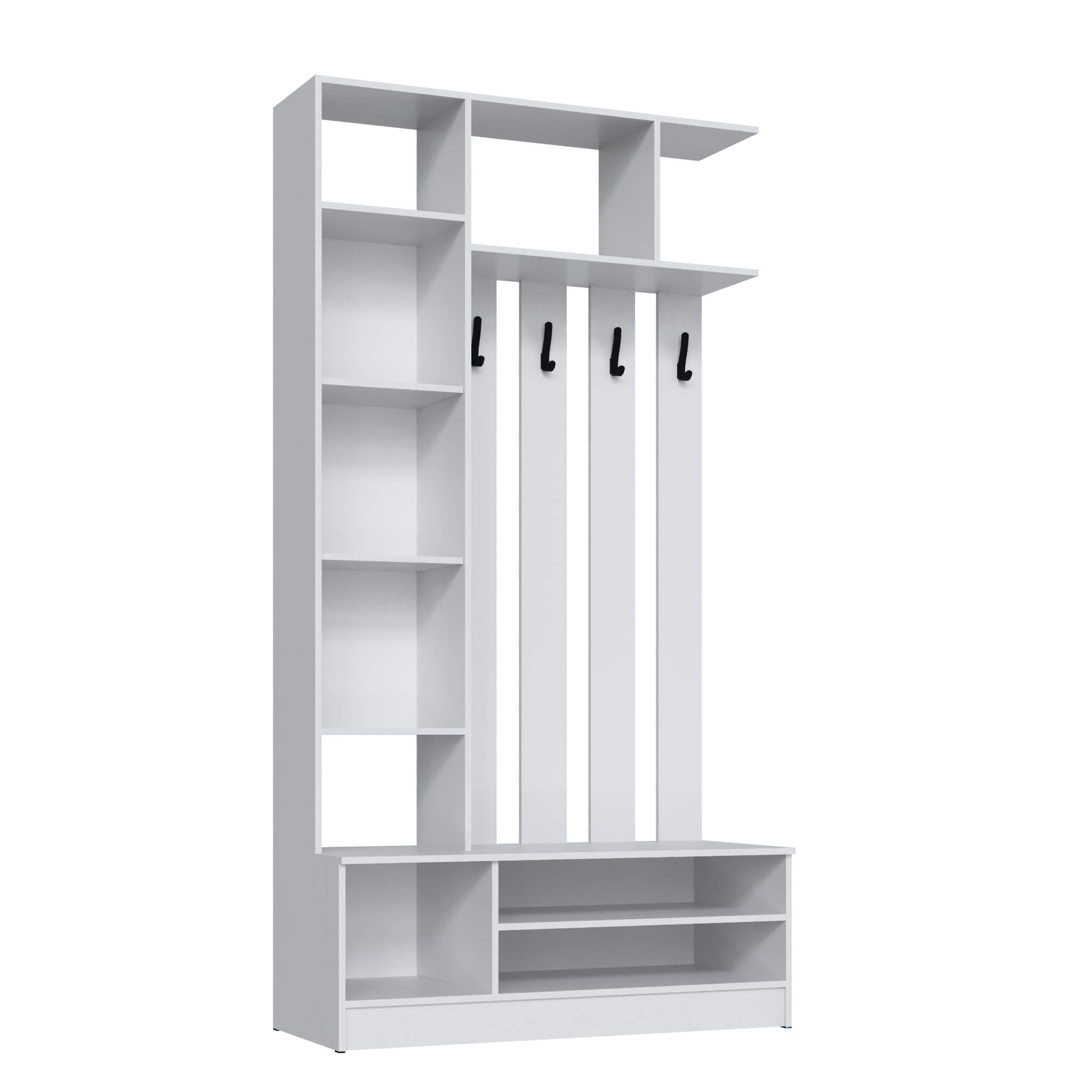 Прихожая Мадрид ЦС-1 (1,2) белый/ателье светлое