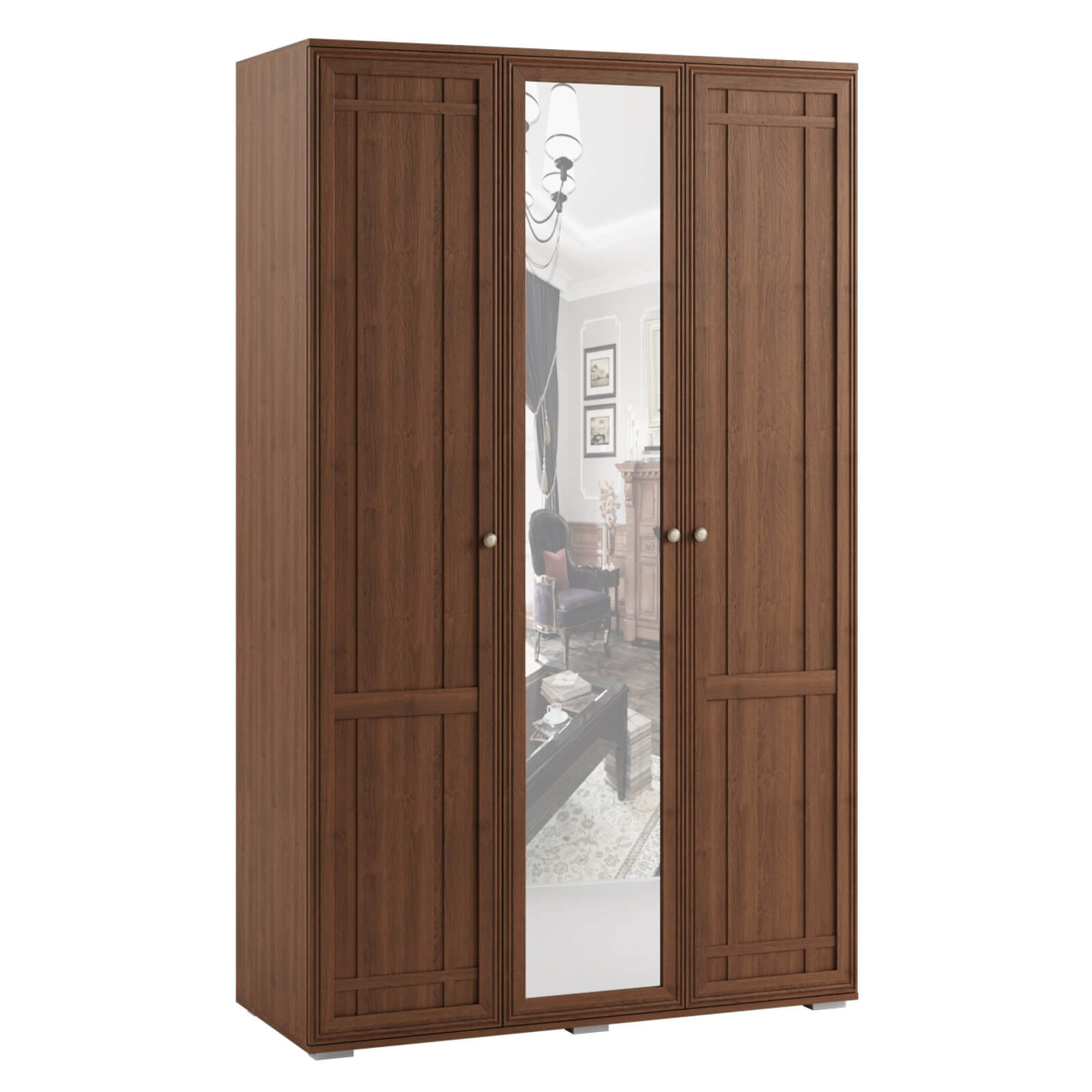 Спальня Ричард шкаф 3-х ств. РШ-25 орех донской