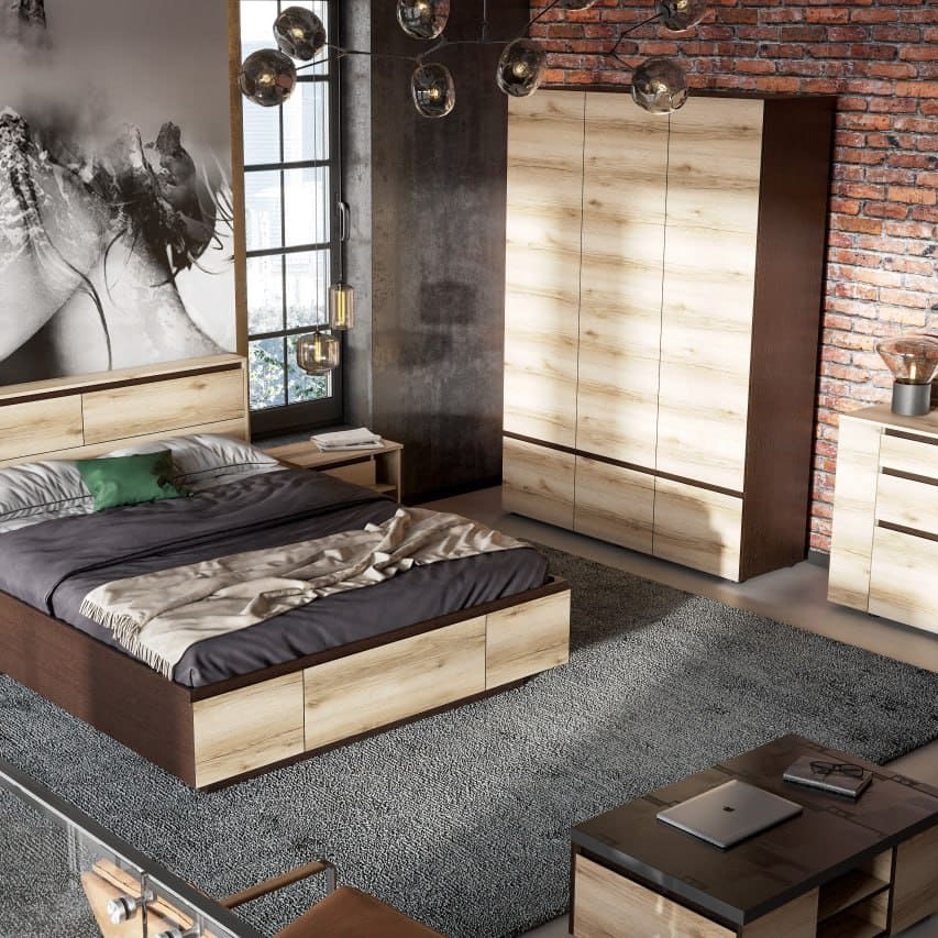 МС "Берген" Шкаф трехстворчатый