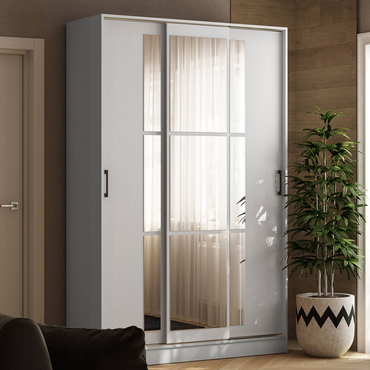 Шкаф-купе Стиль-2 1400 белый