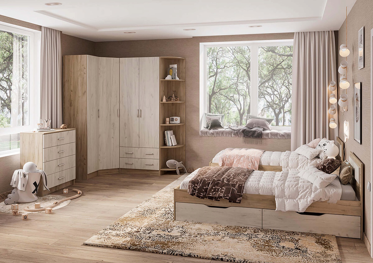 Модульная спальня "Гармония" от бренда "Тащи в дом"