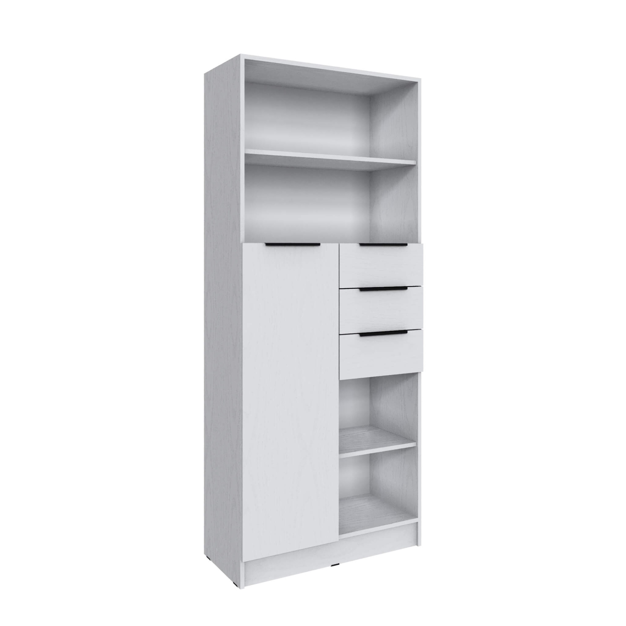 Подростковая Мадрид Стеллаж (0,8) белый